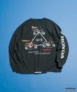 【リンク】Honda ヴィンテージグラフィック長袖Tシャツ(大人サイズ)_937185