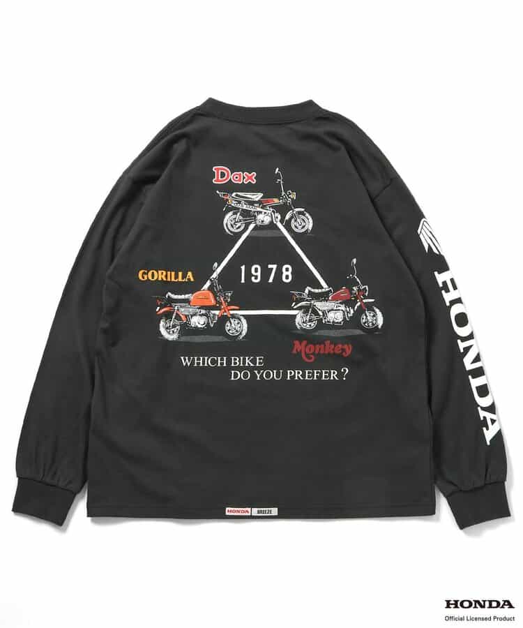 【リンク】Honda ヴィンテージグラフィック長袖Tシャツ(大人サイズ)_937187