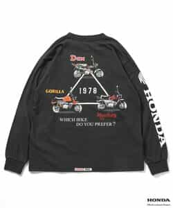 【リンク】Honda ヴィンテージグラフィック長袖Tシャツ(大人サイズ)_937187