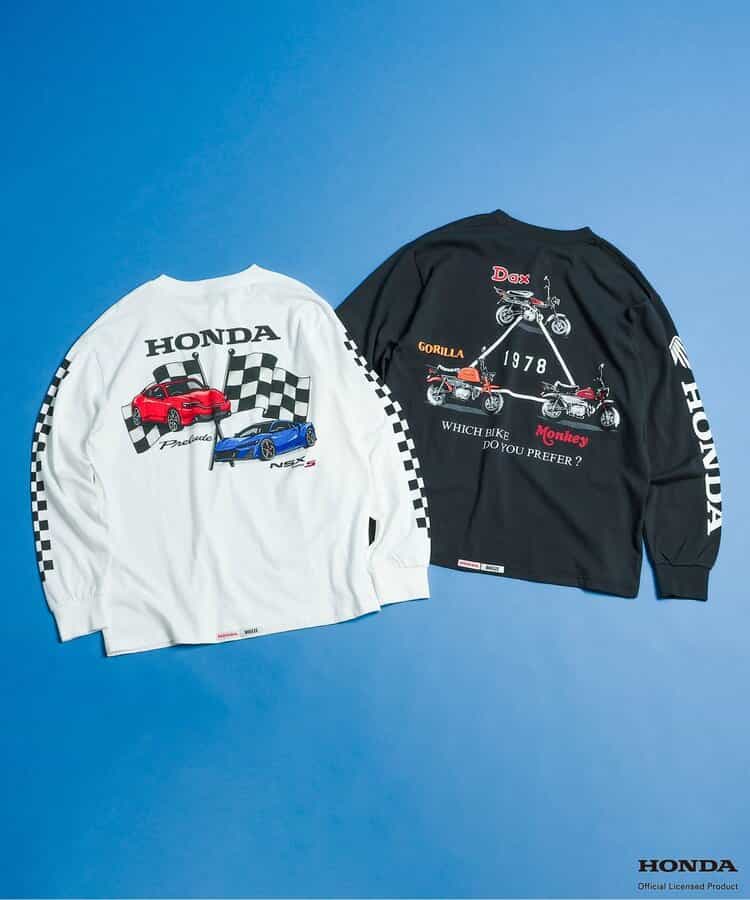 【リンク】Honda ヴィンテージグラフィック長袖Tシャツ(大人サイズ)_937194