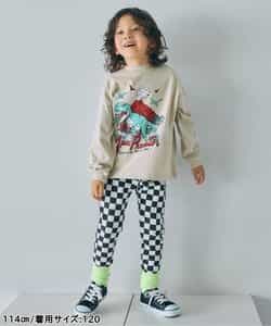 WEB限定  ゆったりシルエットグラフィックバリエーション長袖Tシャツ_956786