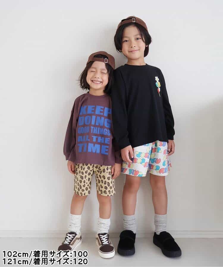 WEB限定  ゆったりシルエットグラフィックバリエーション長袖Tシャツ_956795