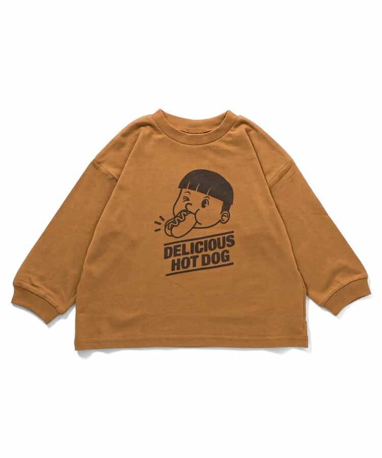 WEB限定  ゆったりシルエットグラフィックバリエーション長袖Tシャツ_956796