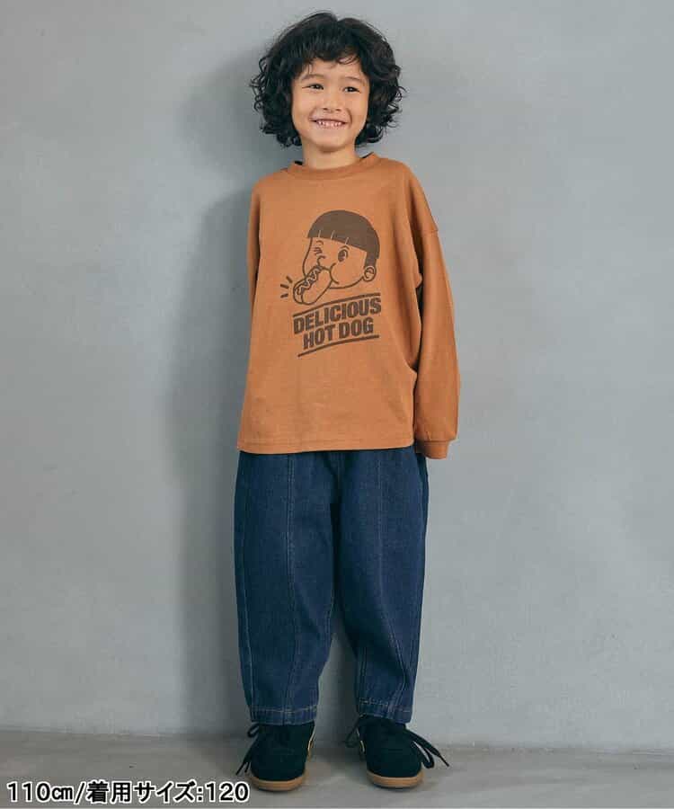 WEB限定  ゆったりシルエットグラフィックバリエーション長袖Tシャツ_956797