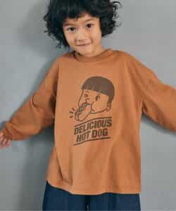 WEB限定  ゆったりシルエットグラフィックバリエーション長袖Tシャツ_956800