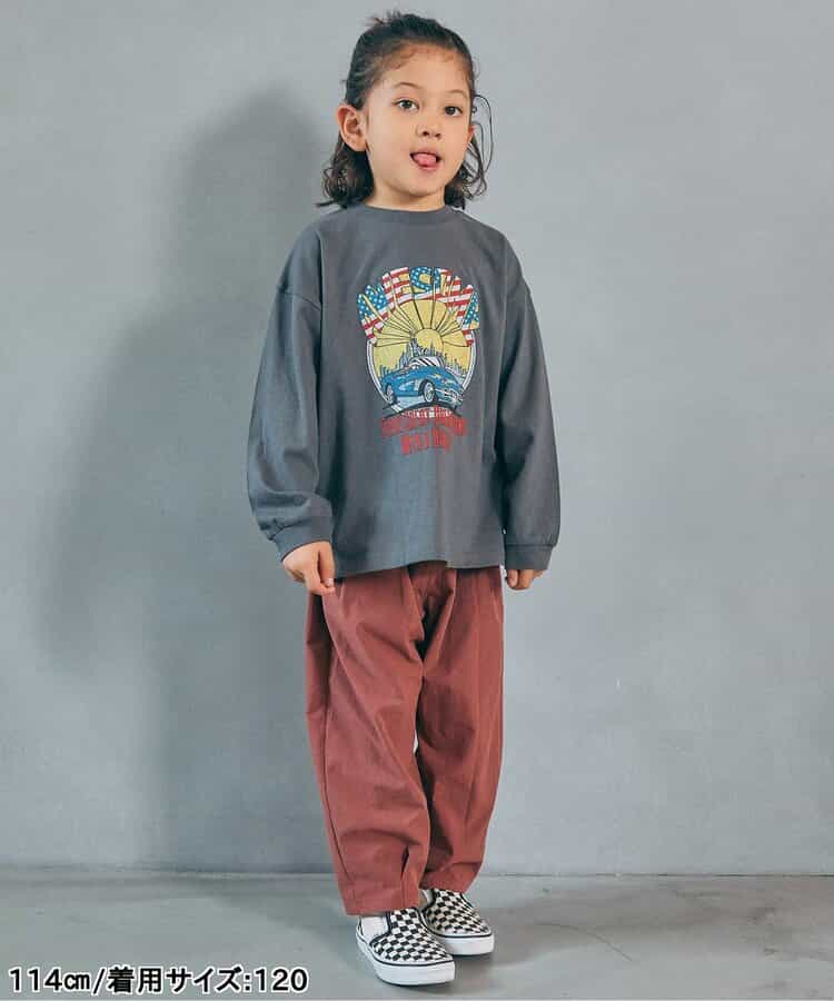 WEB限定  ゆったりシルエットグラフィックバリエーション長袖Tシャツ_956802