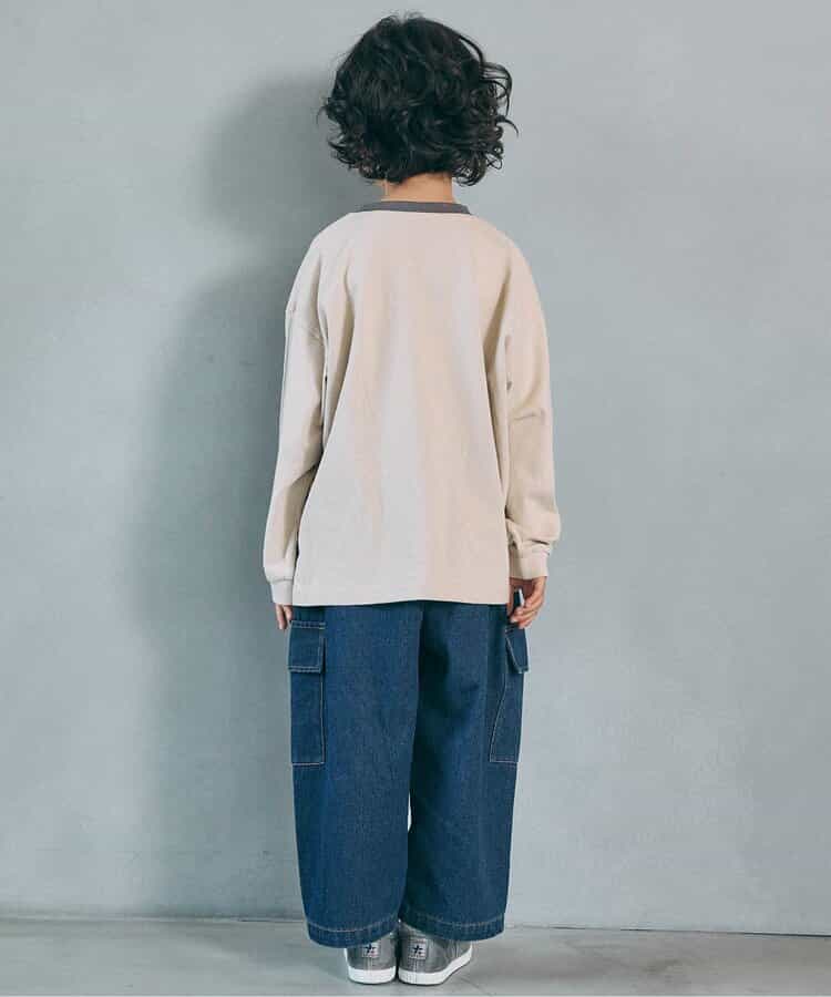 WEB限定  ゆったりシルエットグラフィックバリエーション長袖Tシャツ_956808