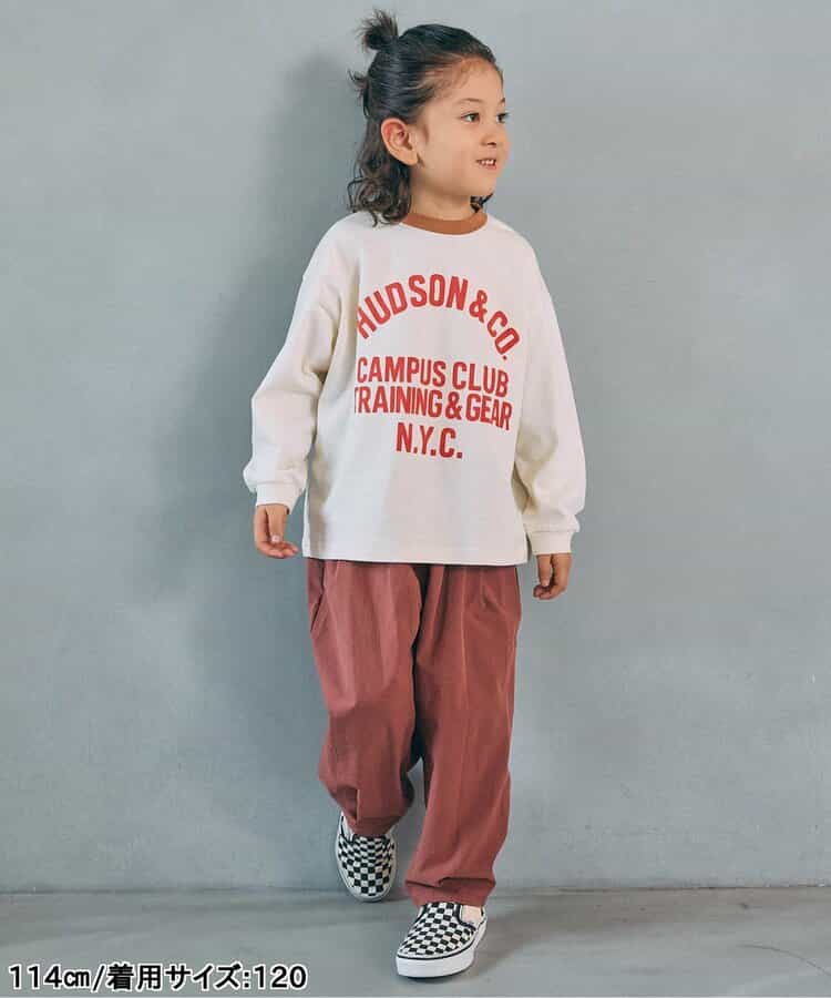WEB限定  ゆったりシルエットグラフィックバリエーション長袖Tシャツ_956810