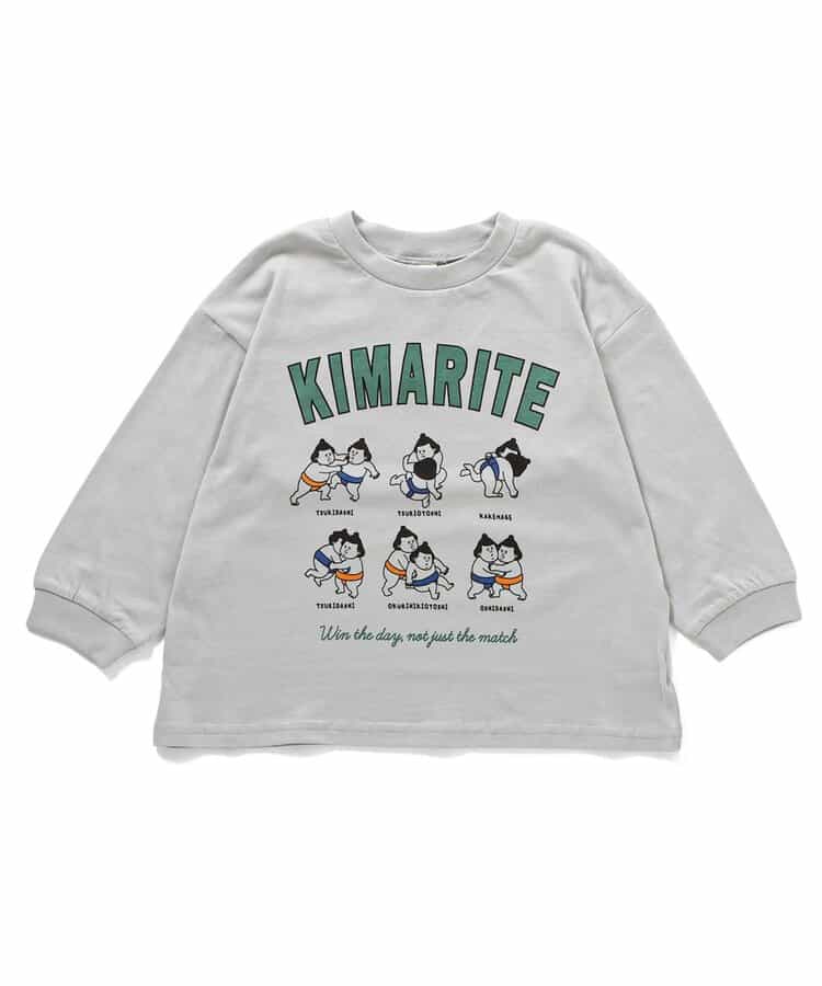 WEB限定  ゆったりシルエットグラフィックバリエーション長袖Tシャツ_956812