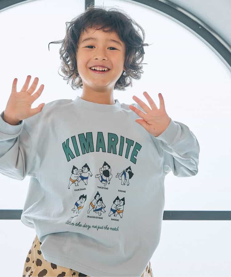 WEB限定  ゆったりシルエットグラフィックバリエーション長袖Tシャツ_956815