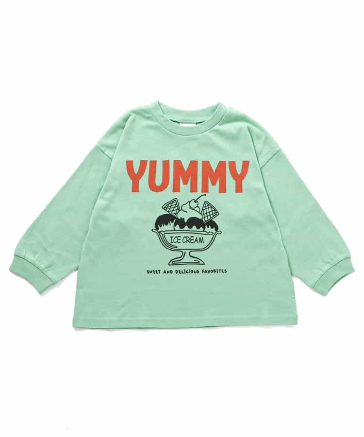 WEB限定  ゆったりシルエットグラフィックバリエーション長袖Tシャツ_956816
