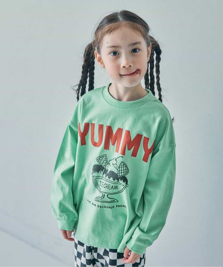 WEB限定  ゆったりシルエットグラフィックバリエーション長袖Tシャツ_956819