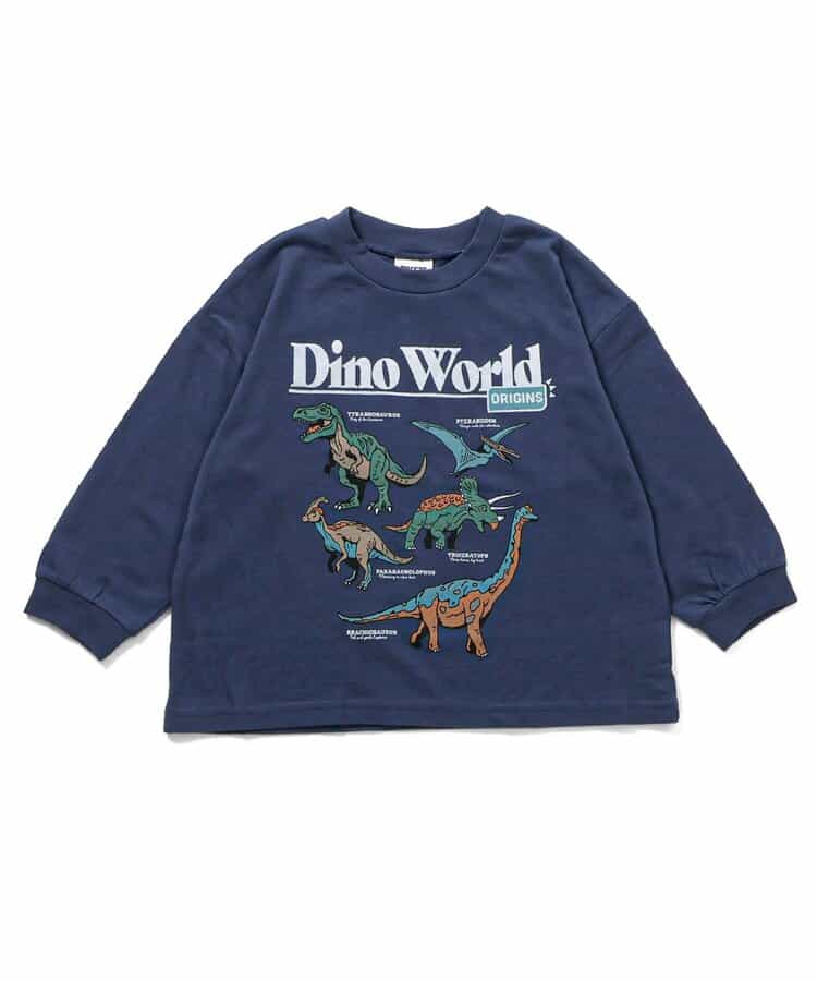 WEB限定  ゆったりシルエットグラフィックバリエーション長袖Tシャツ_956820