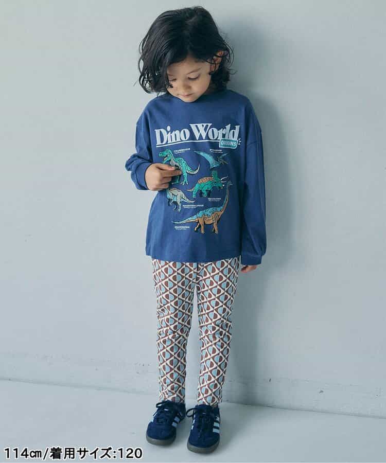 WEB限定  ゆったりシルエットグラフィックバリエーション長袖Tシャツ_956821