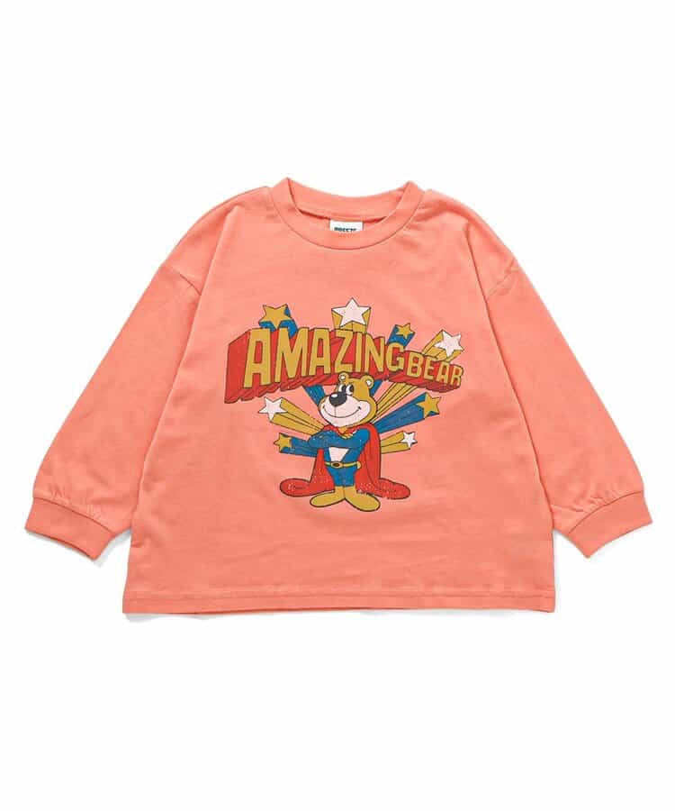 WEB限定  ゆったりシルエットグラフィックバリエーション長袖Tシャツ_956823