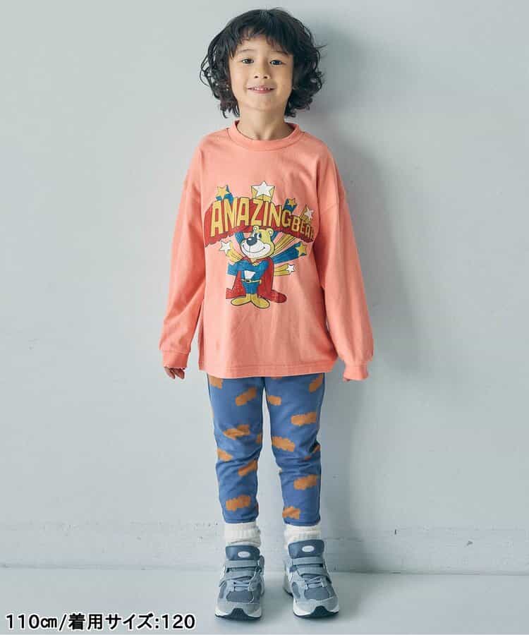 WEB限定  ゆったりシルエットグラフィックバリエーション長袖Tシャツ_956824