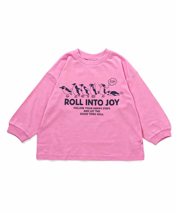 WEB限定  ゆったりシルエットグラフィックバリエーション長袖Tシャツ_956830