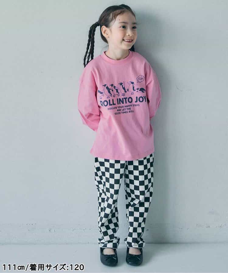 WEB限定  ゆったりシルエットグラフィックバリエーション長袖Tシャツ_956831
