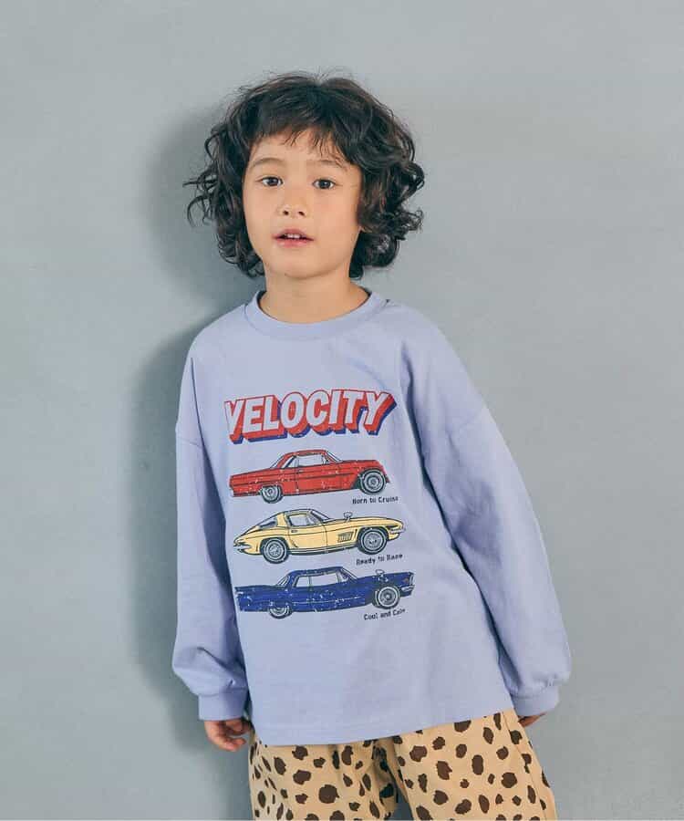 WEB限定  ゆったりシルエットグラフィックバリエーション長袖Tシャツ_956836