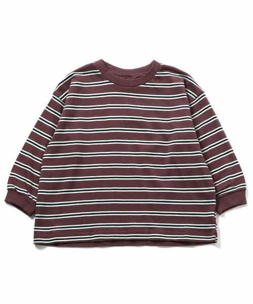 WEB限定  ゆったりシルエット無地・ボーダーTシャツ