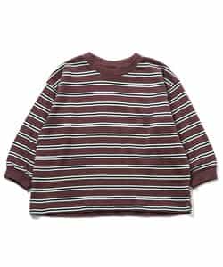 WEB限定  ゆったりシルエット無地・ボーダーTシャツ_946838
