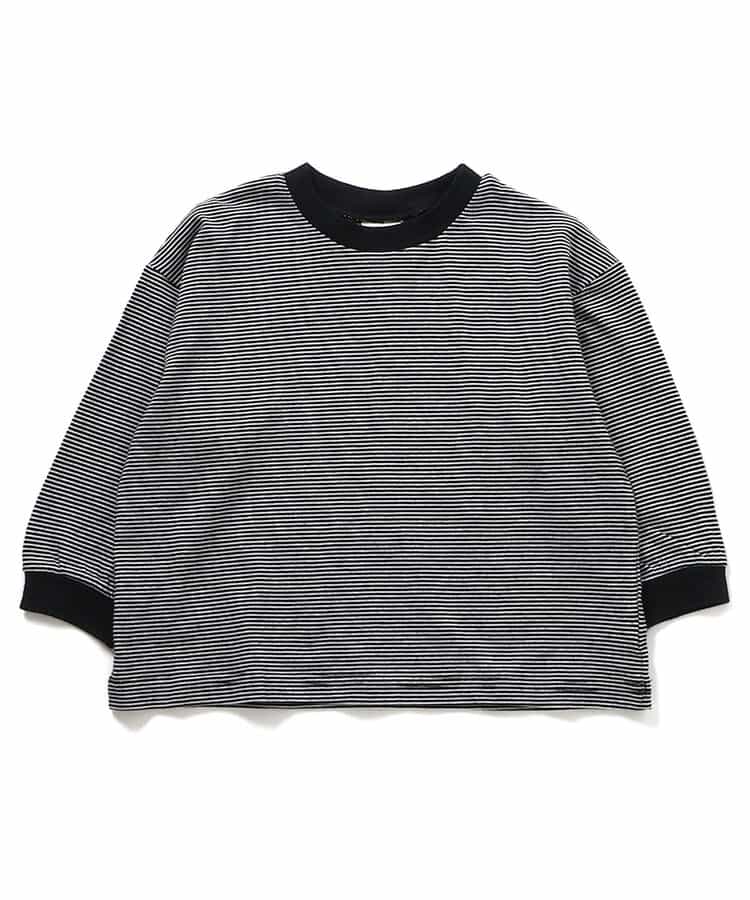WEB限定  ゆったりシルエット無地・ボーダーTシャツ_946841