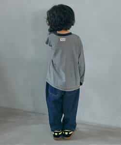 WEB限定  ゆったりシルエット無地・ボーダーTシャツ_946843