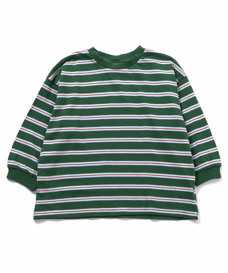 WEB限定  ゆったりシルエット無地・ボーダーTシャツ