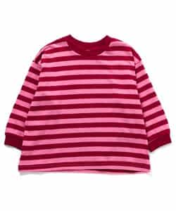 WEB限定  ゆったりシルエット無地・ボーダーTシャツ_946851