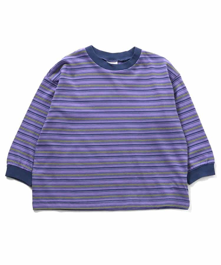 WEB限定  ゆったりシルエット無地・ボーダーTシャツ_946854