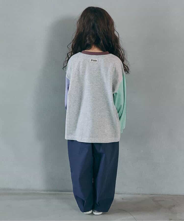 WEB限定  ゆったりシルエット無地・ボーダーTシャツ_946861
