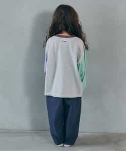 WEB限定  ゆったりシルエット無地・ボーダーTシャツ_946861