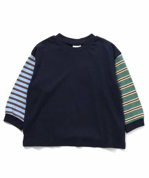 WEB限定  ゆったりシルエット無地・ボーダーTシャツ
