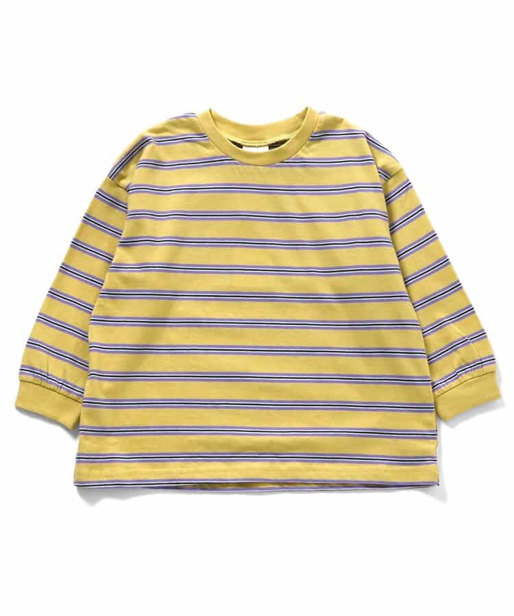 WEB限定  ゆったりシルエット無地・ボーダーTシャツ_946867