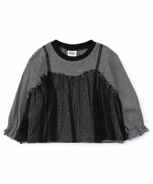 WEB限定  チュールレイヤードTシャツ