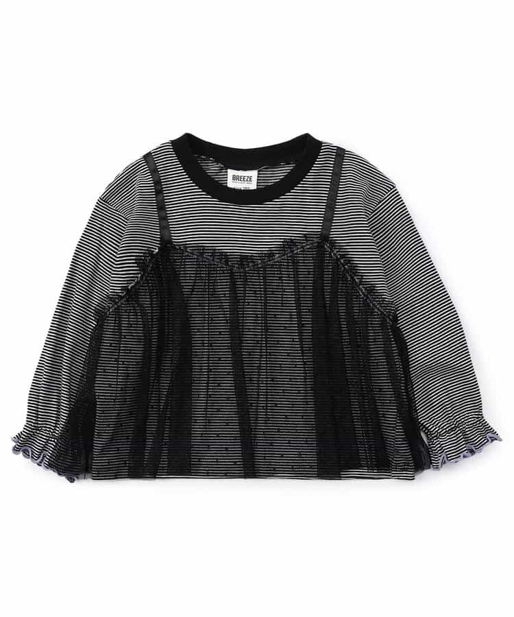 WEB限定  チュールレイヤードTシャツ_940667