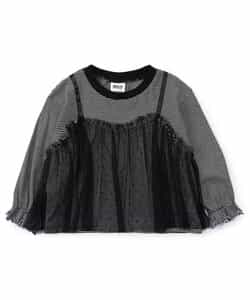 WEB限定  チュールレイヤードTシャツ_940667