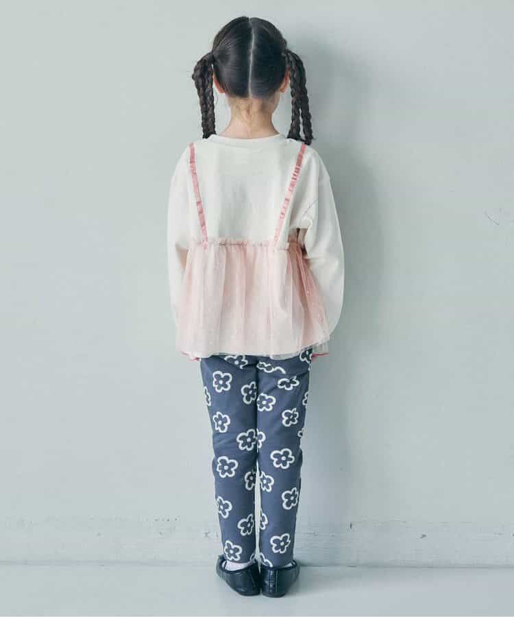 WEB限定  チュールレイヤードTシャツ_940678