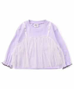 WEB限定  チュールレイヤードTシャツ_922830