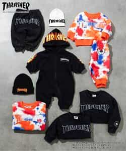 【リンク】THRASHER ロゴアップリケトレーナー_962041