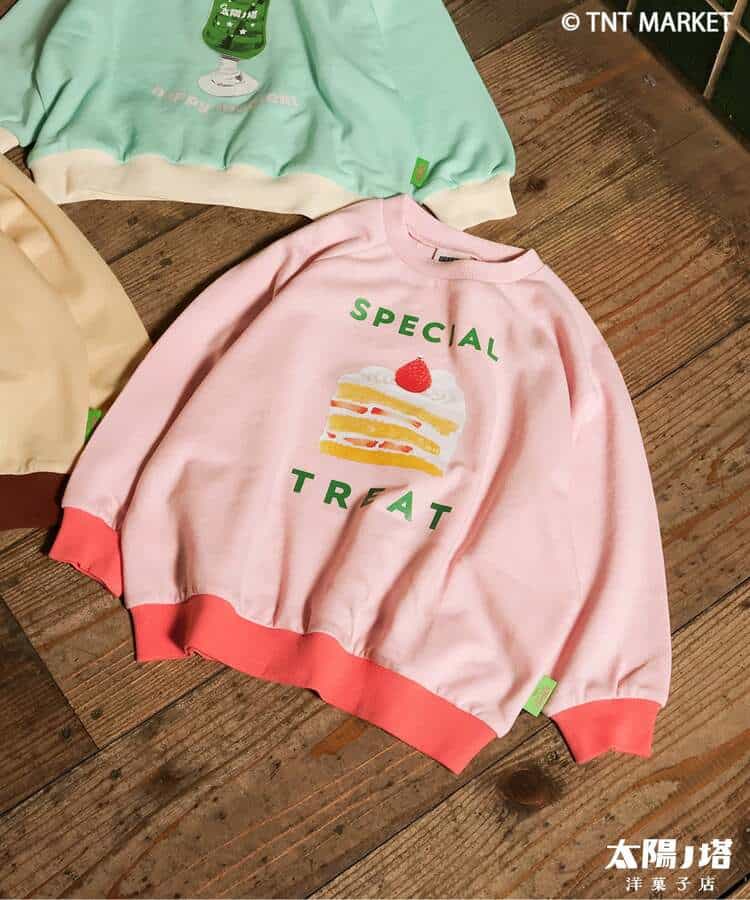 WEB限定 【リンク】太陽ノ塔洋菓子店 転写トレーナー