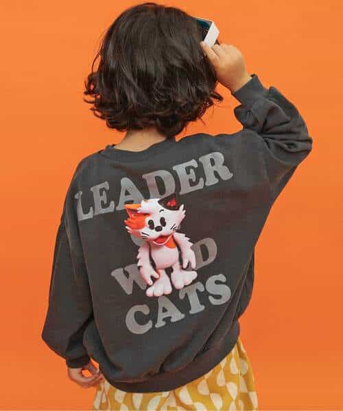BREEZY CATS バックロゴ転写トレーナー
