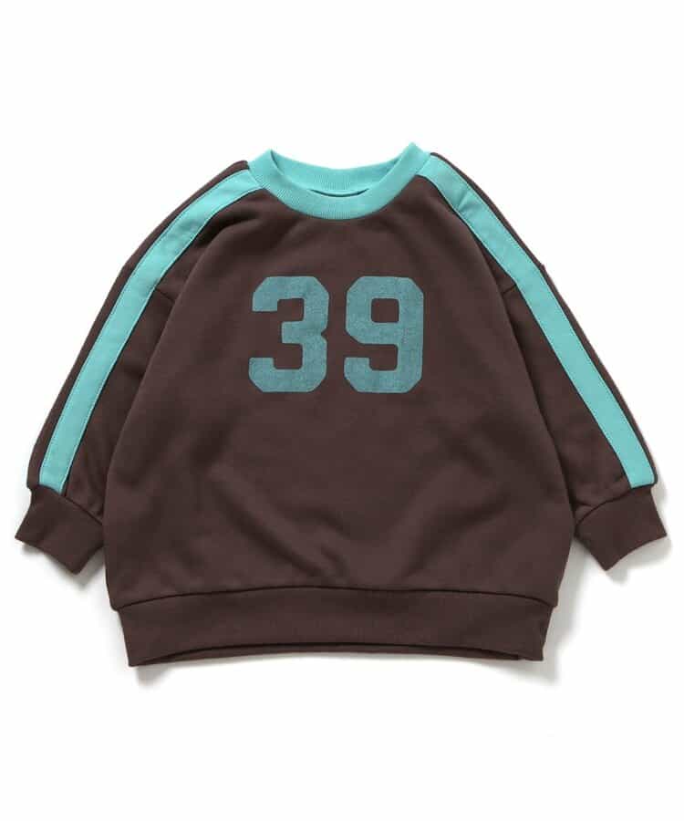 ★SALE★WEB限定  ナンバリング袖ライントレーナー