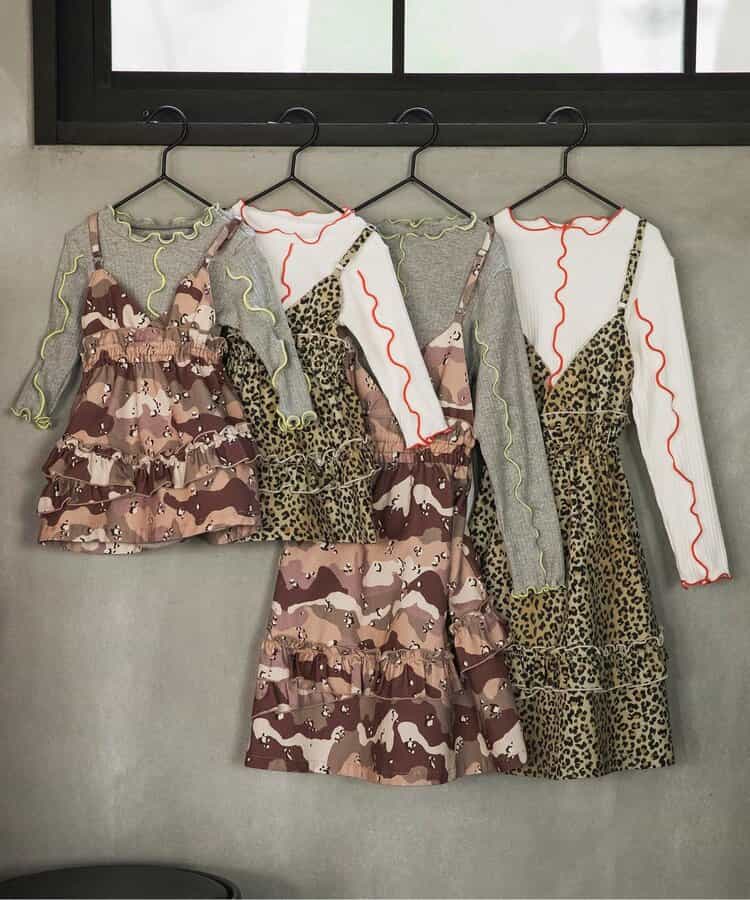 【リンク】Camo・Leopa2Pフリルワンピ_946304