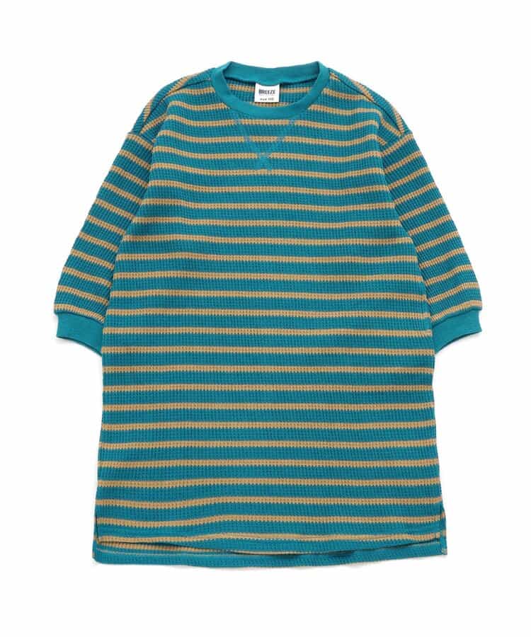 ★SALE★WEB限定ワッフルボーダーワンピース