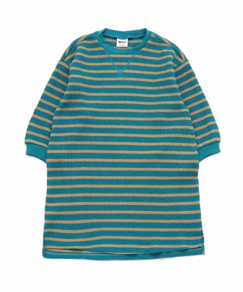 ★SALE★WEB限定ワッフルボーダーワンピース