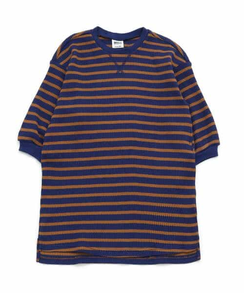 ★SALE★WEB限定ワッフルボーダーワンピース