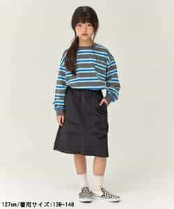 WEB限定  KUDOZ.B シャカシャカナイロンスカート  6分丈_970243