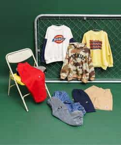 WEB限定【Dickies】切り替えカットソーパンツ  10分丈_996490
