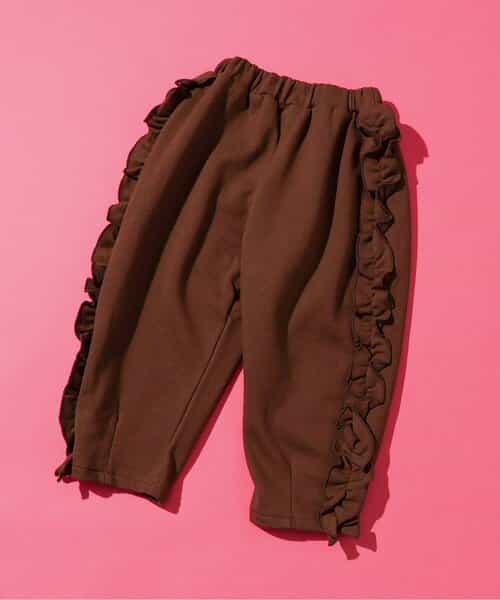 girlsバレルレッグスウェットパンツ  10分丈